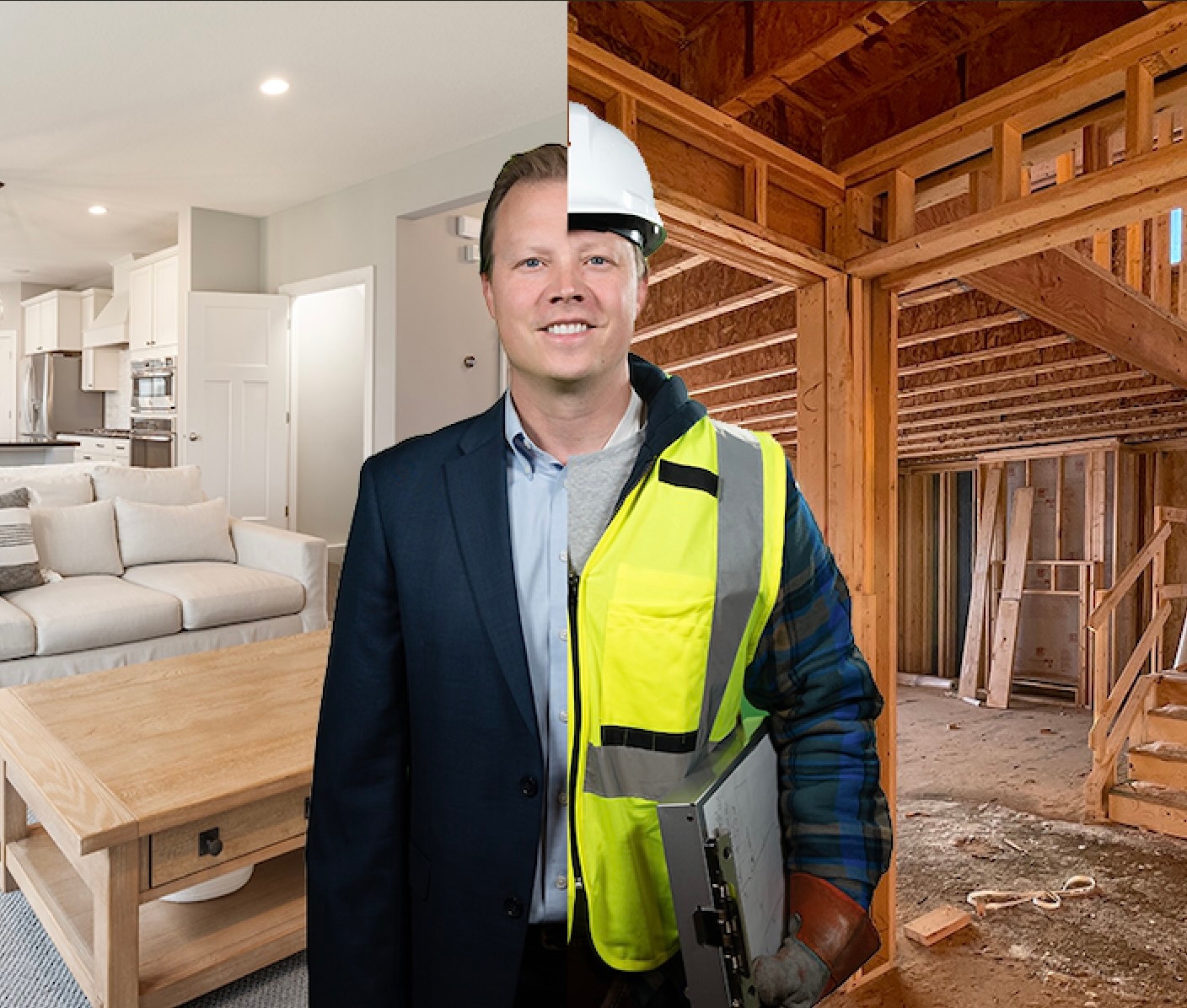 David Olson in finished-home and construction settings
